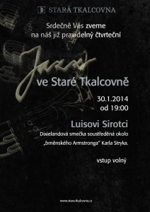 Nahled na plagatek Jazz ve Stare Tkalcovne: Luisovi Sirotci