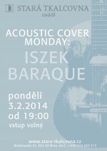 nahled na plagatek na acoustic cover monday iszek baraque