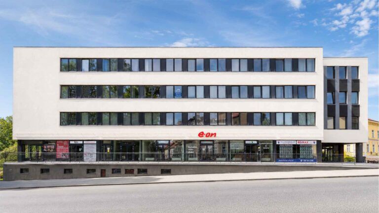 EFI Obchodní Galerie Jihlava - boční pohled