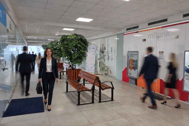EFI Obchodní Galerie Jihlava - vnitřní prostory