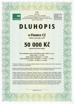 Dluhopis e-Finance