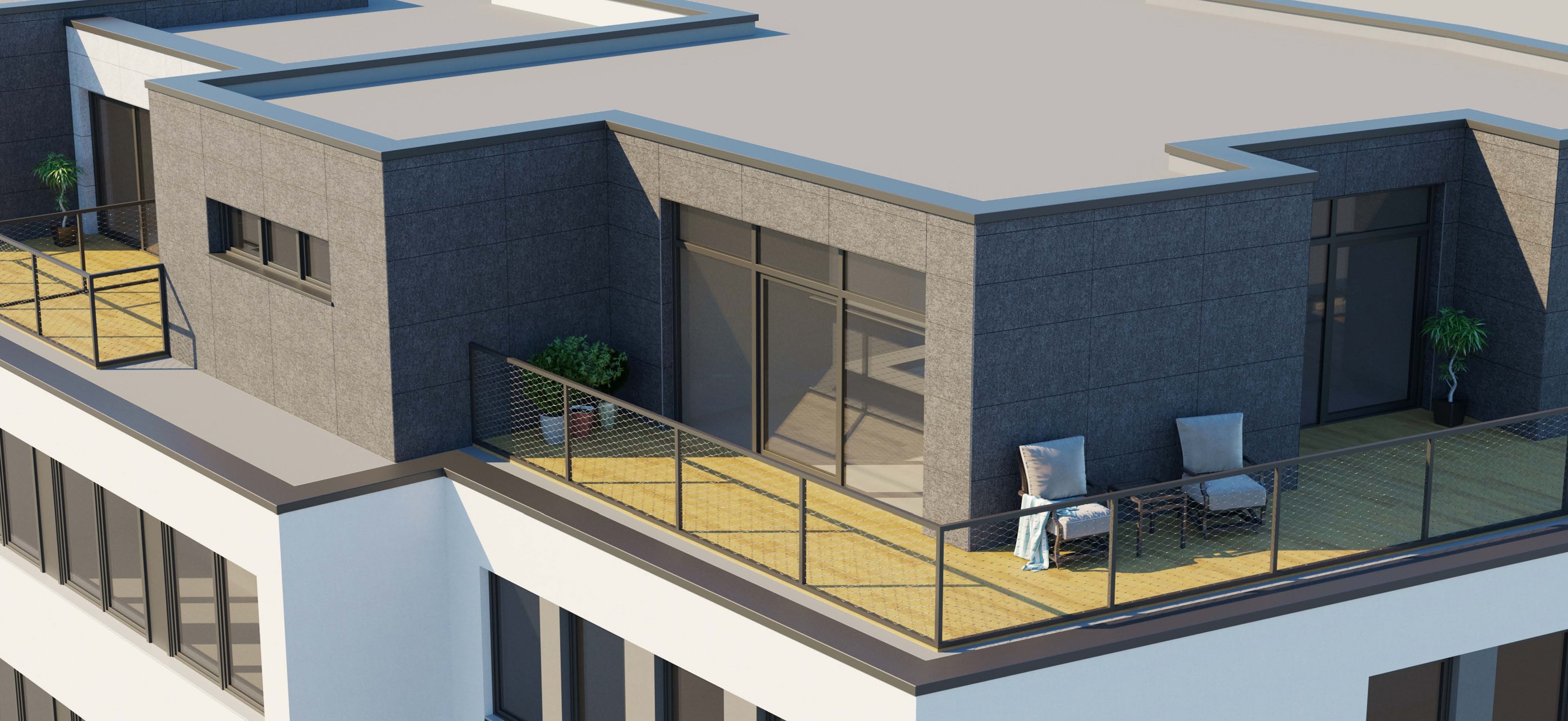 EFI Obchodní Galerie, byty a kanceláře, Jihlava – nástavba