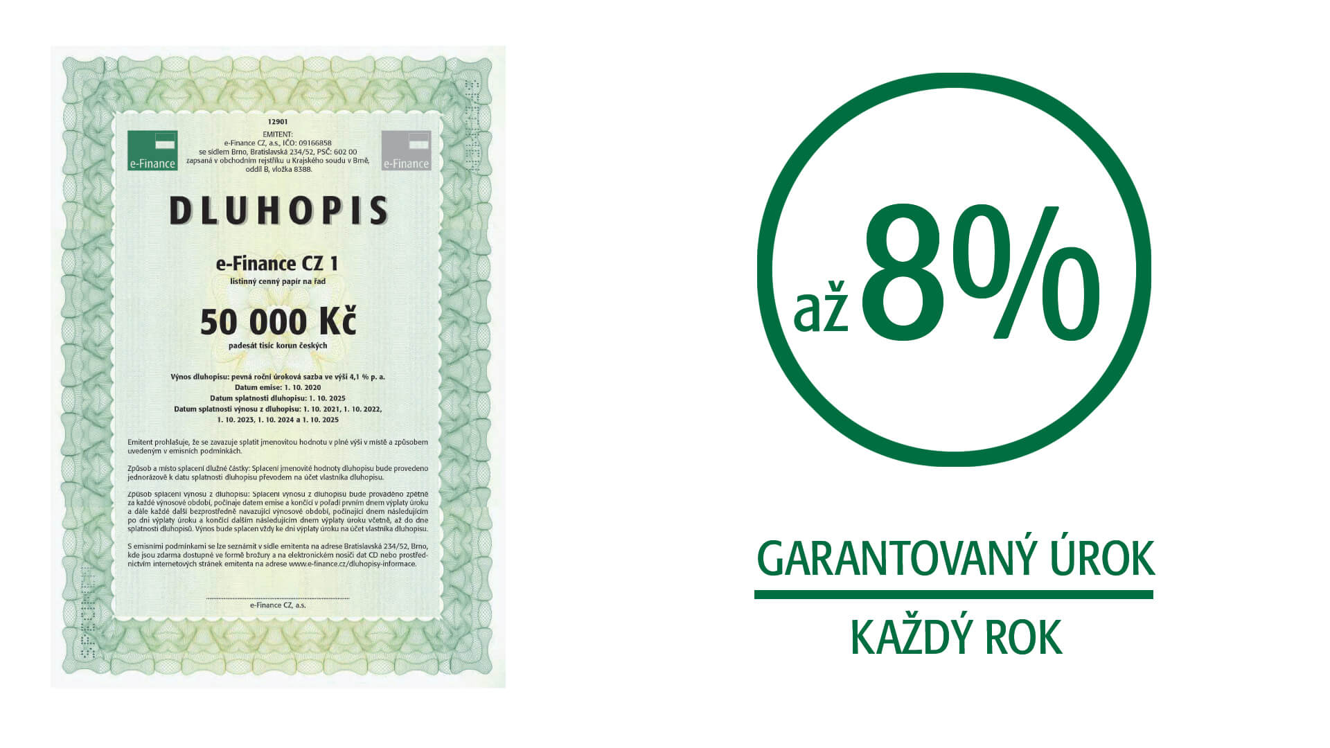Dluhopisy e-Finance 8%