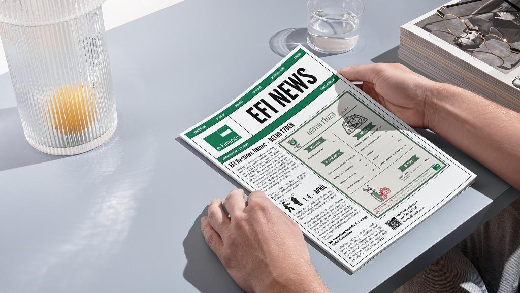 Další vydání EFI NEWS, tentokrát pro duben, je tu