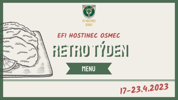 Pozvánka na Retro týden v EFI Hostinci Osmec