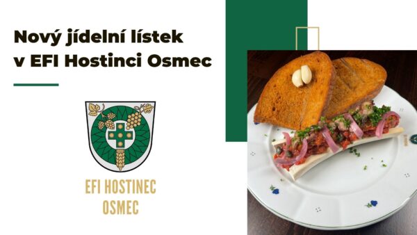 Nový jídelní lístek v EFI Hostinci Osmec