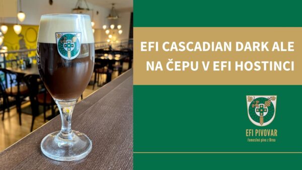 Podzimní pivo v EFI Pivovaru: Lahodné osvěžení v podobě EFI Cascadian Dark Ale