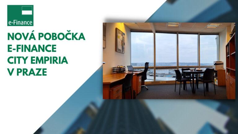 nová pobočka v Praze - e-Finance