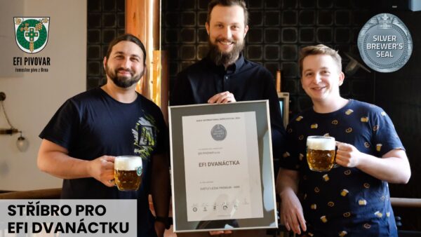 EFI Dvanáctka získala stříbrnou medaili na Mezinárodním pivním festivalu