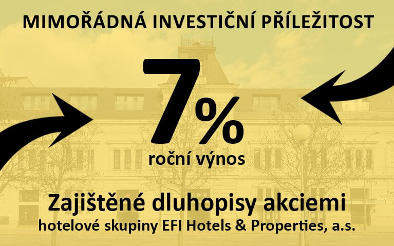 Zajištěné dluhopisy akciemi 7%