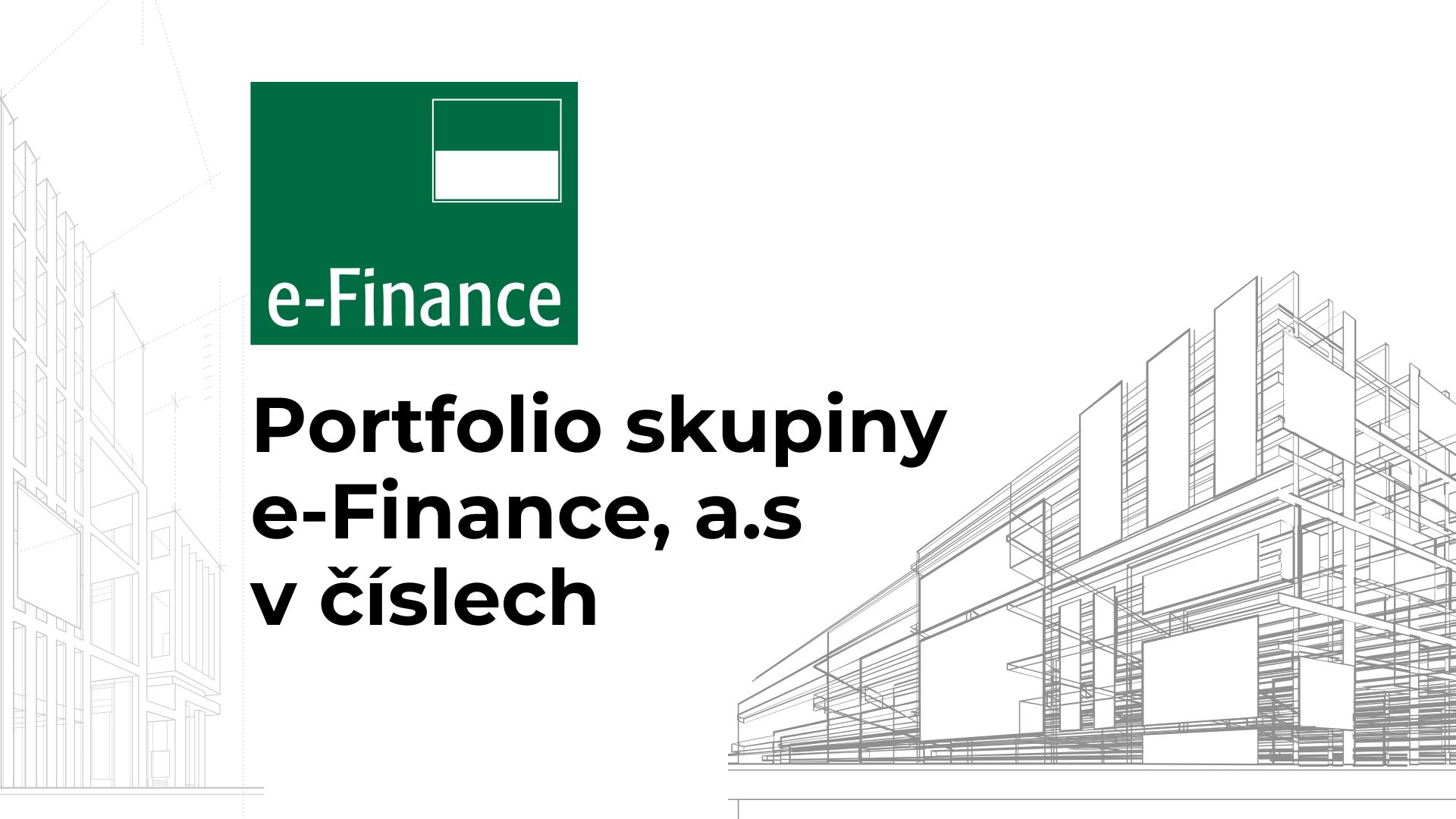 Portfolio skupiny e-Finance v číslech: byty v Brně a dalších regionech jako jádro hodnoty společnosti