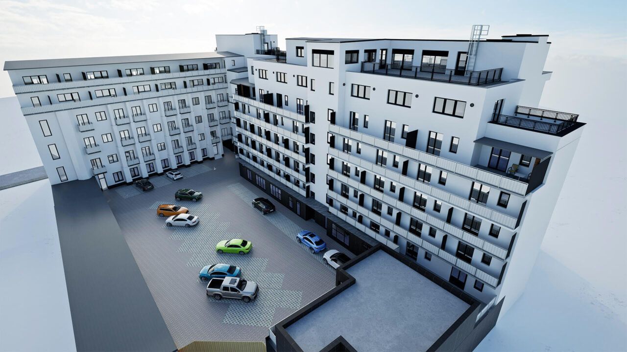 Bratislavska 56 - vnitroblok