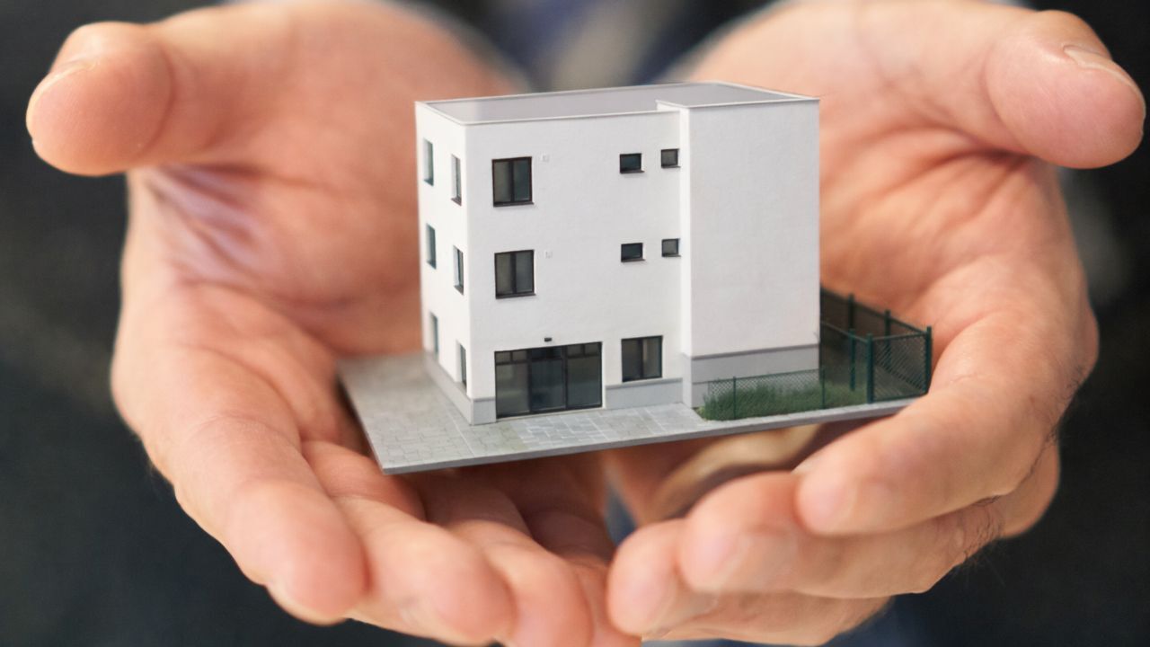 Maketa bytového domu Bílovice nad Svitavou jako investiční nemovitost