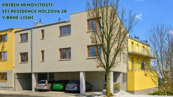 Moderní bytový dům EFI Residence Holzova 28 v Brně-Líšni