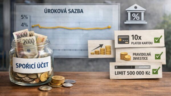 Sazby spořicích účtů zůstávají téměř beze změny. Vyšší úrok je většinou podmíněný aktivitou klienta