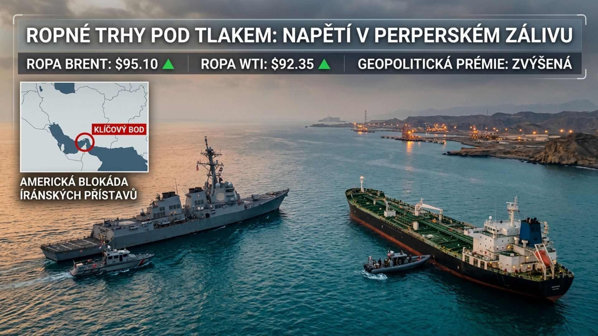 Ceny ropy - americka blokada