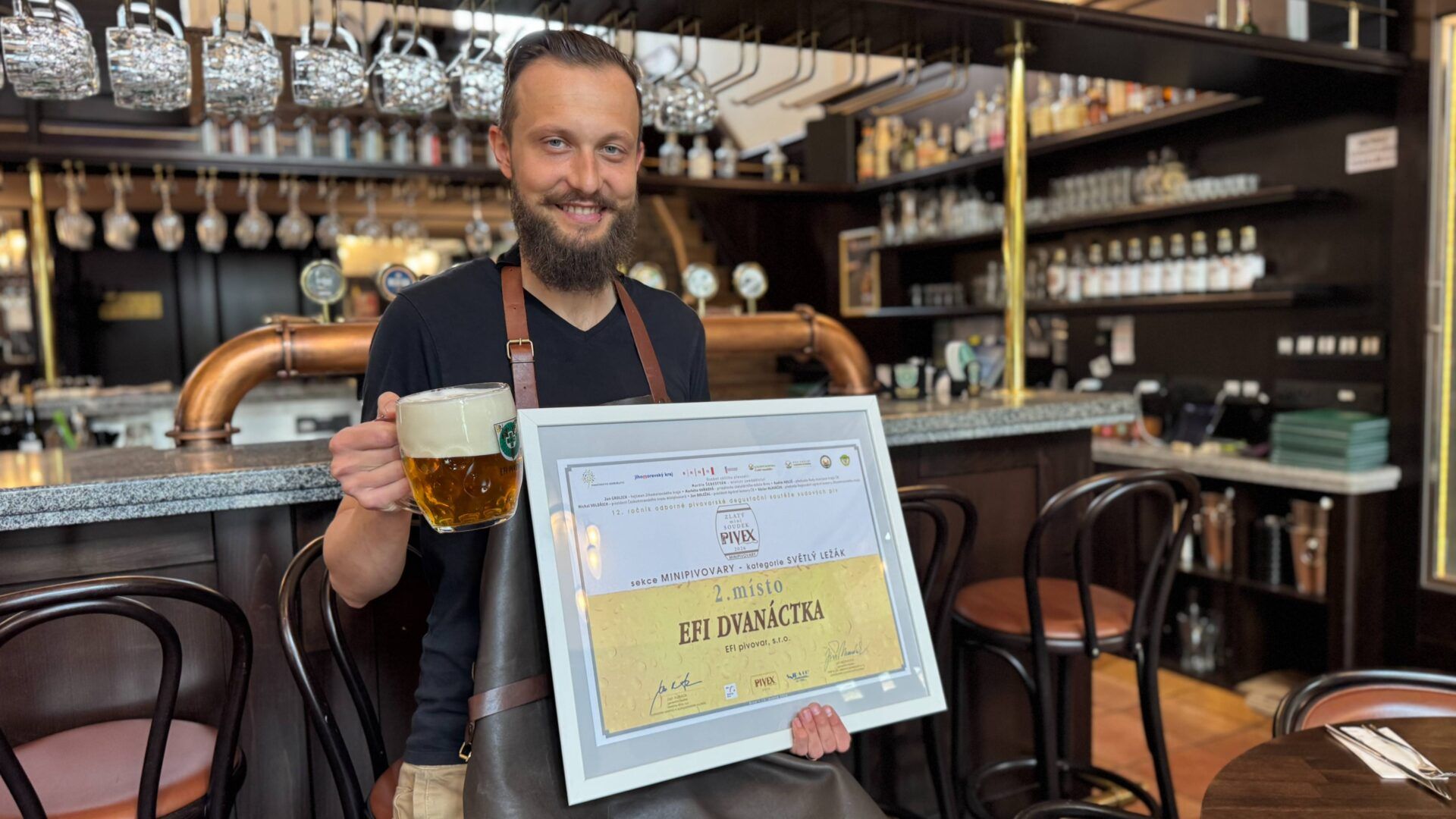 Oceněná EFI Dvanáctka a sládek EFI Pivovaru