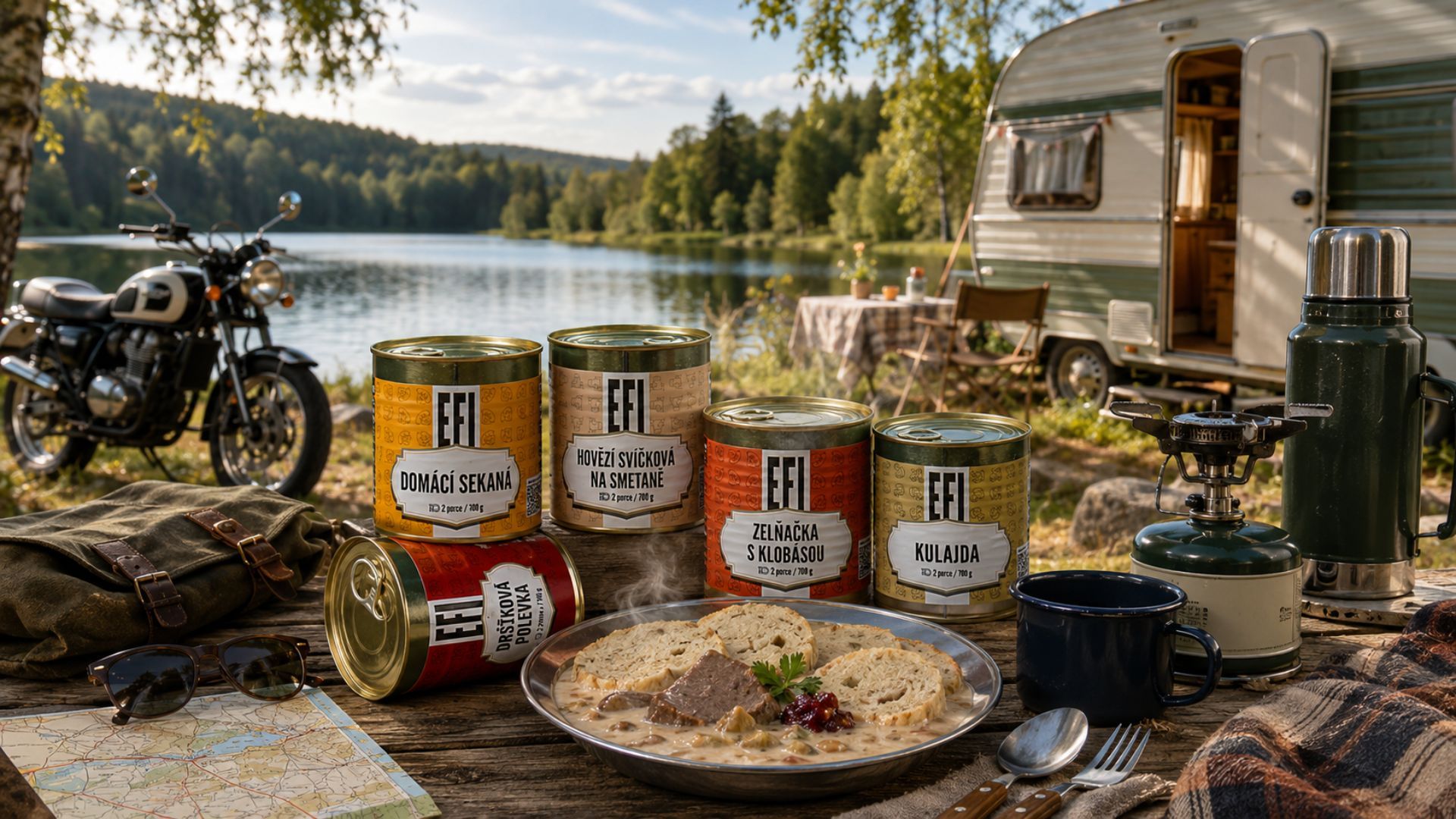 Retro Plechovky - hotová jídla na cesty - eFiShop.cz