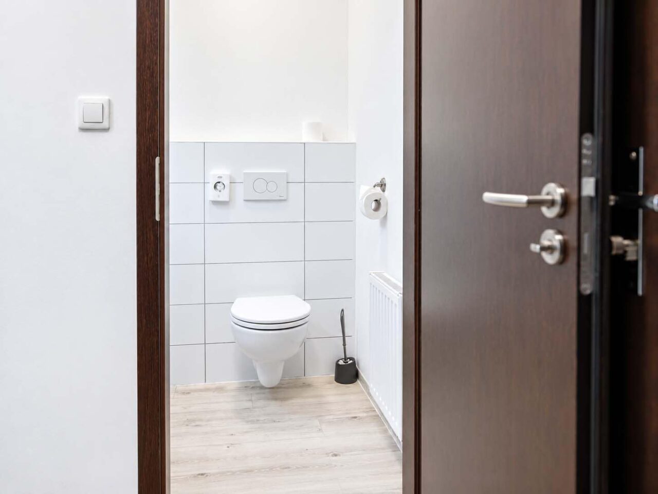 WC — Zweigeschossiges Apartment Deluxe mit Terrasse