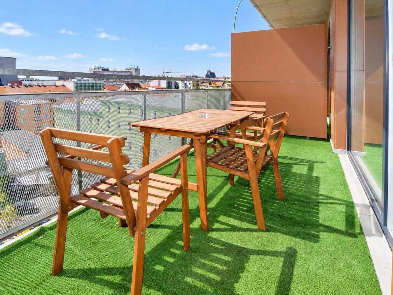 Terrasse 1 — Zweigeschossiges Apartment Deluxe mit Terrasse