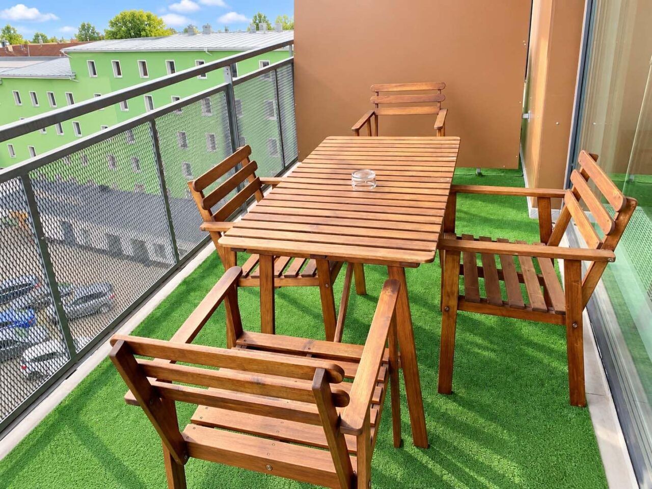 Terrasse 2 — Zweigeschossiges Apartment Deluxe mit Terrasse