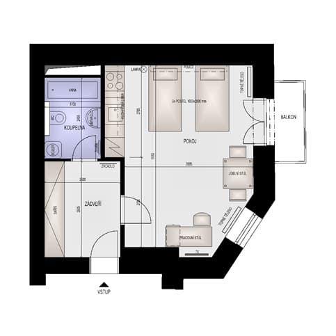 Floor plan A-201