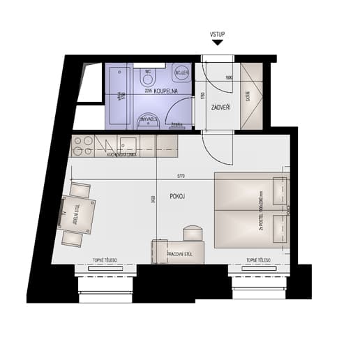 Floor plan A-202
