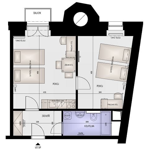 Floor plan A-315