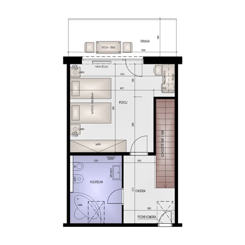 Grundriss A-510, 2. Ebene