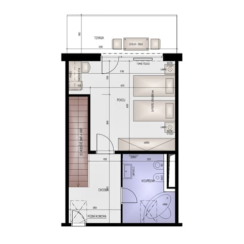 Grundriss A-513, 2. Ebene
