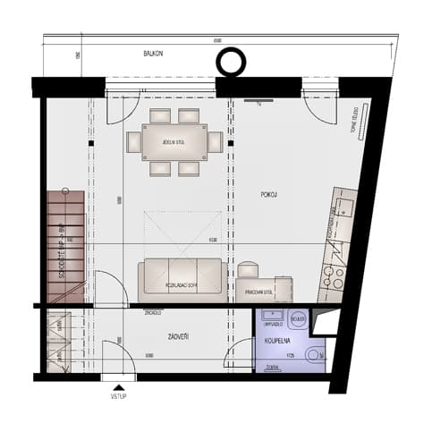Floor plan A-514, level 1