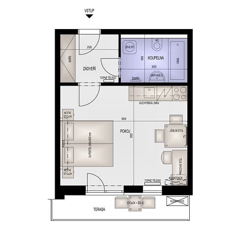 Floor plan B-316