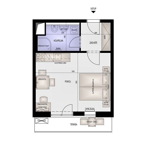 Floor plan B-423
