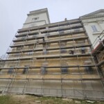Oprava fasády na Zámku Račice (1)