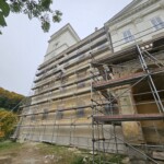 Oprava fasády na Zámku Račice (2)