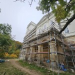 Oprava fasády na Zámku Račice (4)