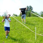 e-Finance Sport Team - RunRally - překážka - klády