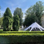 Předzámčí_party stan