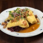 Bramborové lokše s brynzou