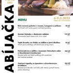 Menu Zabíjačky