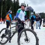 Biker Ondra Fojtík po dojezdu