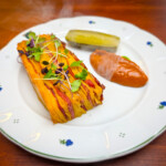 Poledni menu Zapečené těstoviny s uzeným masem