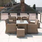 Posezení na terase EFI SPA Hotelu