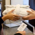 Zapůjčení županů a pantoflí