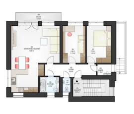 3Půdorys 2_BD Bílovice nad Svitavou