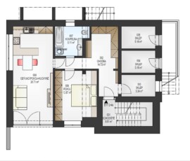 Půdorys 2_BD Bílovice nad Svitavou