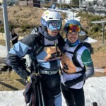 Freerider David Novotný po dojezdu