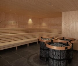 Finská sauna Finská sauna