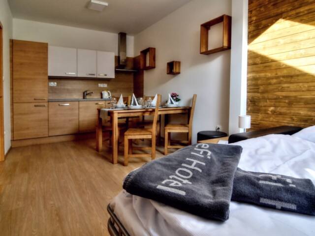 Prodej horského apartmánu 2+kk, 43,90 m², terasa a parkování, Horní Lipová