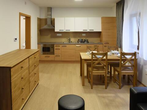 Prodej horského apartmánu 2+kk, 48,74 m², terasa a parkování, Horní Lipová